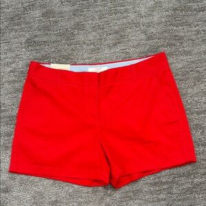 JCrew Red Women's Shorts